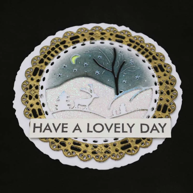 

circle frame background Metal Cutting Dies for Scrapbooking Card making clear Stamp Stencil embossing New 2018 fustella snijmal