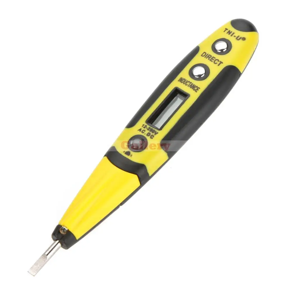 TU-D99C Multifunctional Digital AC/DC Voltage Tester Pen Continuity 12-250V W/ LCD Display &amp Indicator Lamp | Инструменты