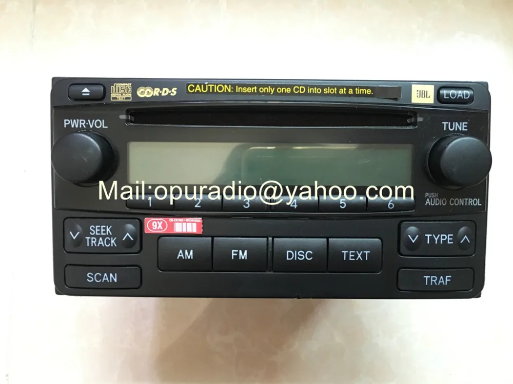 OEM Factory 6 disc CD changer 86120 02420 CQ ES7463X для Toyota Matrix radio|6 cd changer|cd 6toyota |