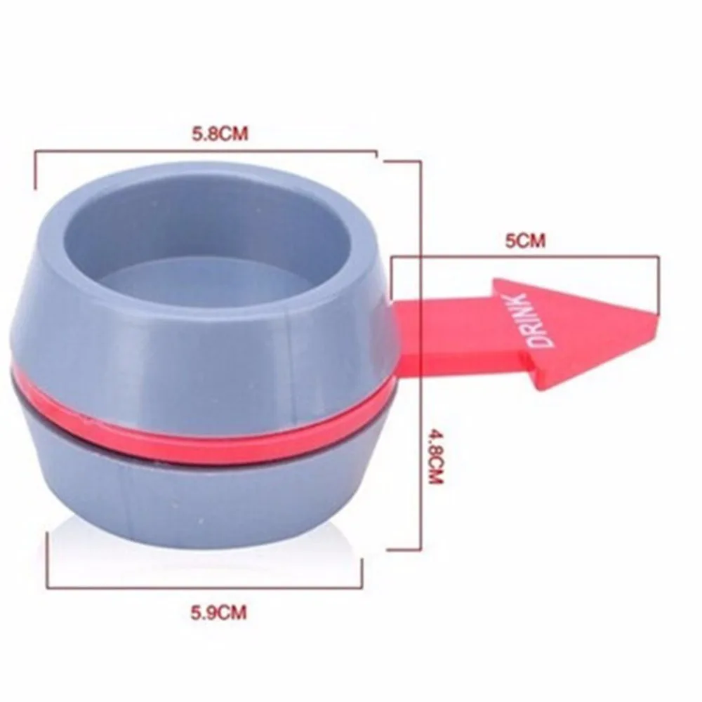 Горячие вращающиеся детские игрушки Spining Wheel Spin The Shot Glass Drinking Game Bar веселые