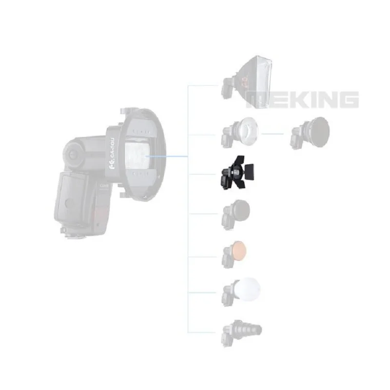Набор аксессуаров для вспысветильник K9 K 9 Barndoor Speedlite Speed светильник Photo Studio