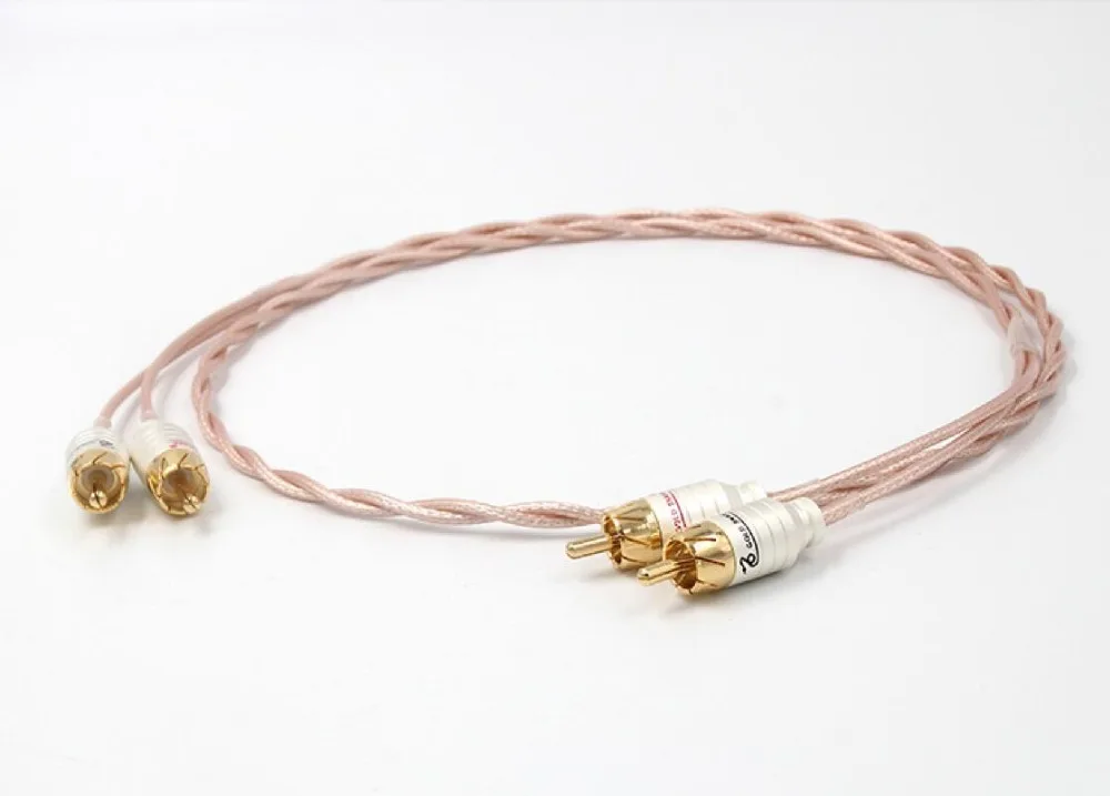 HIFI 2RCA to 2 RCA Audio Cable OFC AV TV DVD Amplifier Subwoofer Soundbar Speaker Wire | Электроника