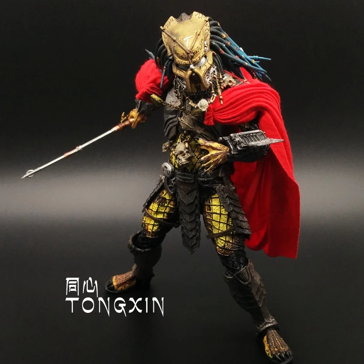 NECA AVP Aliens vs. Predator серия Young Blood/Elder Predator Охотник на змею фигурка игрушки 18 см