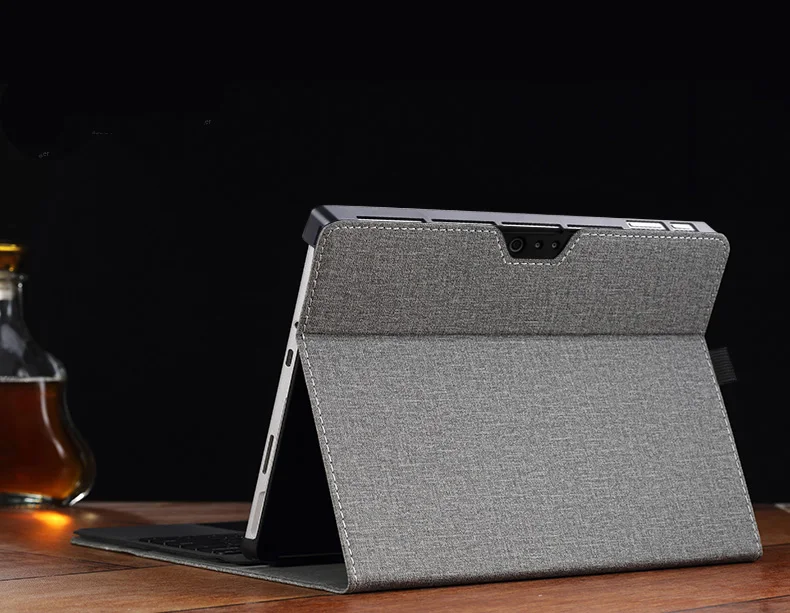 Чехол из искусственной кожи для microsoft surface pro 4 5 6 защитный чехол планшета 12 3 дюйма