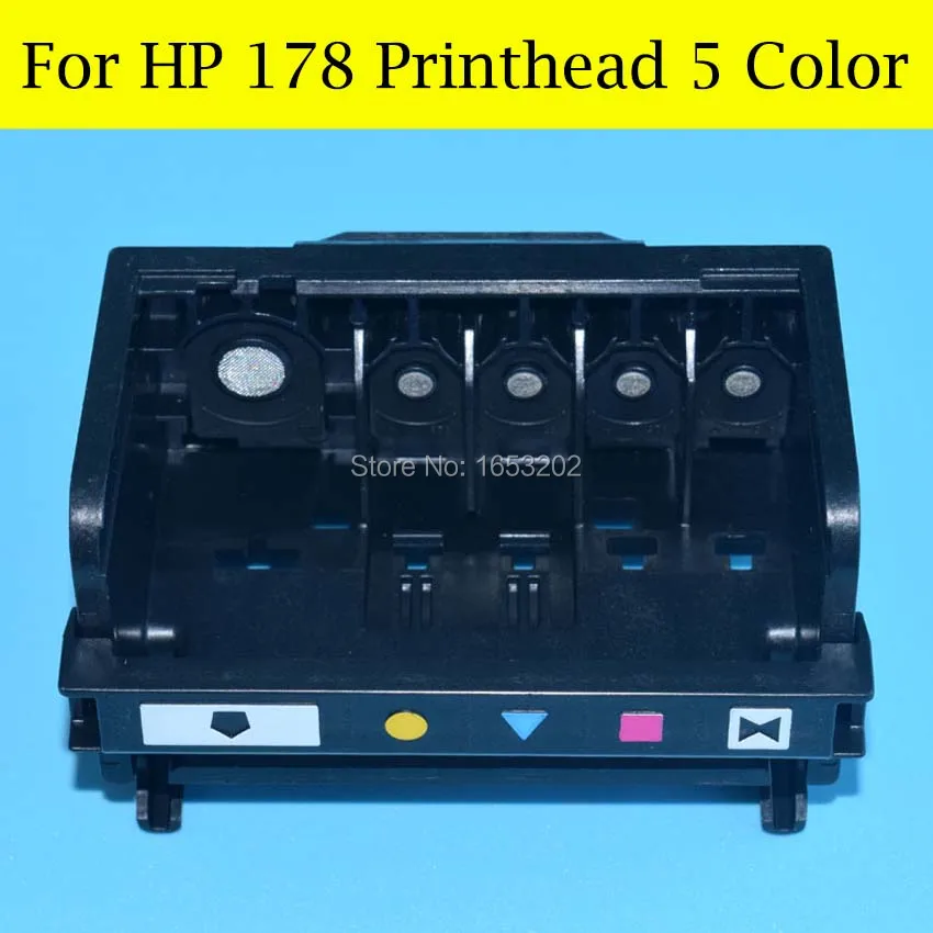 Печатающая головка для HP 178 C410 C5380 C5383 C6380 C6383 D5460 D5463 5 цветов|printhead for hp|printer headc6380