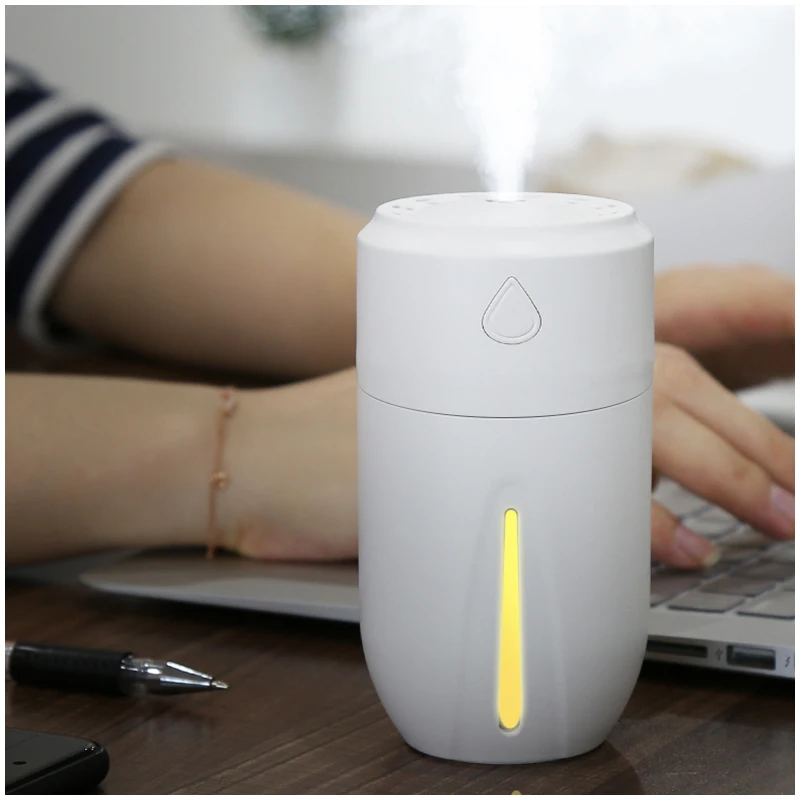 Автомобильный увлажнитель мини с баком для воды 200 мл бесшумный автоматическое