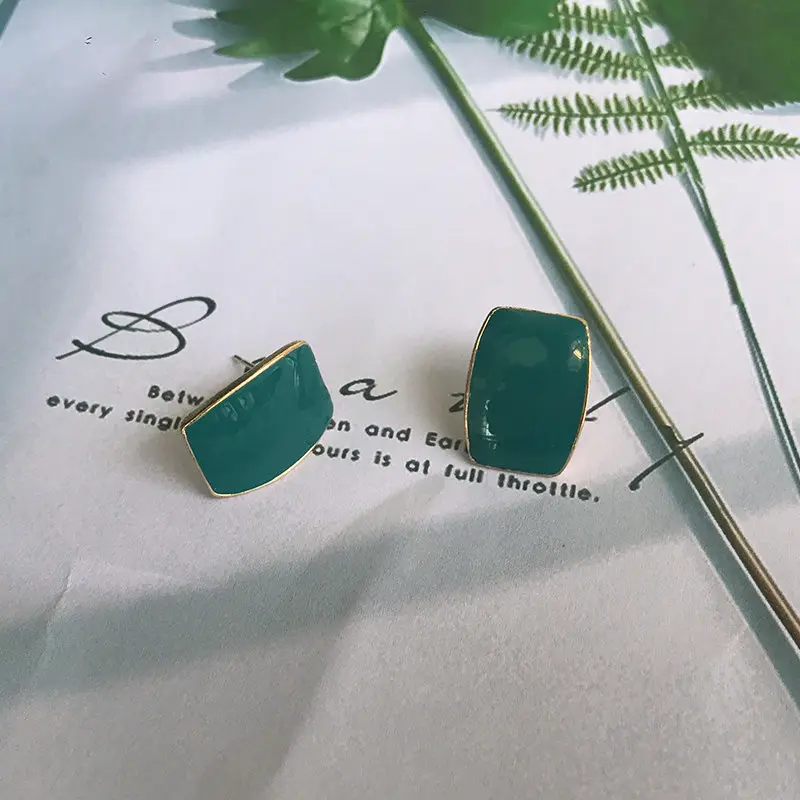 Light Yellow Gold Color Ретро Модные женские массивные серьги, серьги для свадебной вечеринки, подарок на Рождество - Metal Color: Light Yellow Gold Color