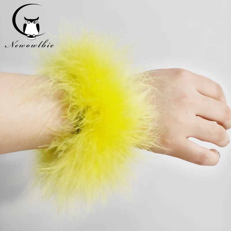 2 шт. женские браслеты из искусственного меха индейки | Украшения и аксессуары