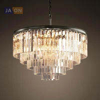 led e14 retro american iron crystal round led lamp led light pendant lights pendant lamp pendant light for dinning room