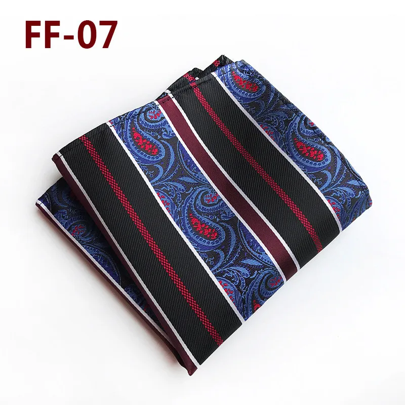 Новый Новинка Пейсли Цветочный принт Для мужчин s Бизнес Платки для Silk Pocket Square