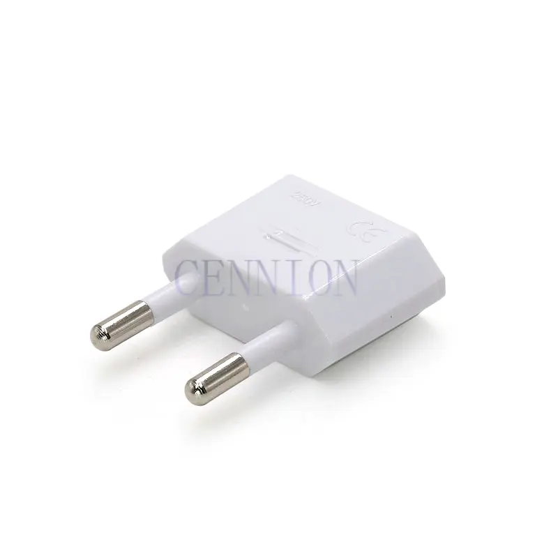 Copper type Special US to EU Euro AC Power Plug Trip Travel Adaptor Convertor for Journey 100pcs | Электроника