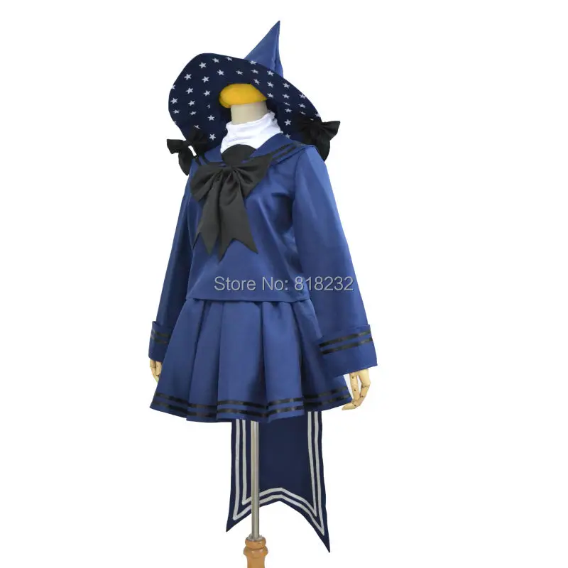 Wadanohara и великое синее море моряк костюм платье униформа наряд косплей