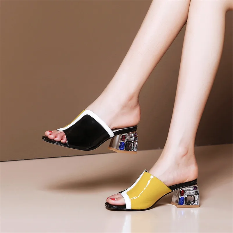 CONASCO новые летние модные туфли-лодочкой смесь Цвета натуральная кожа