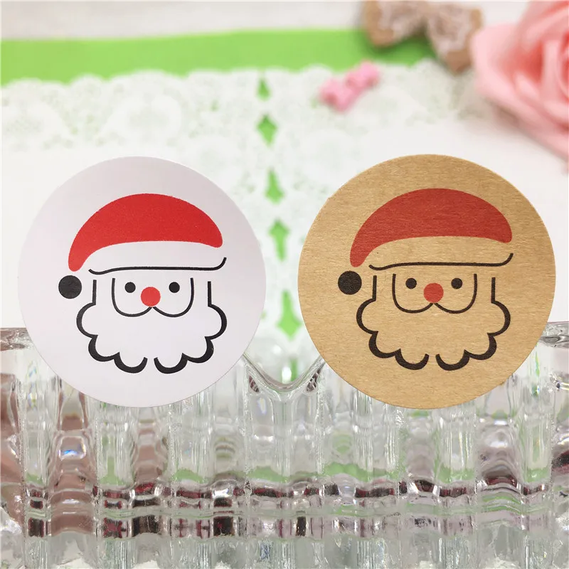 200 шт. наклейки на новогоднюю ёлку с Санта Клаусом оленем снеговиком|Украшения