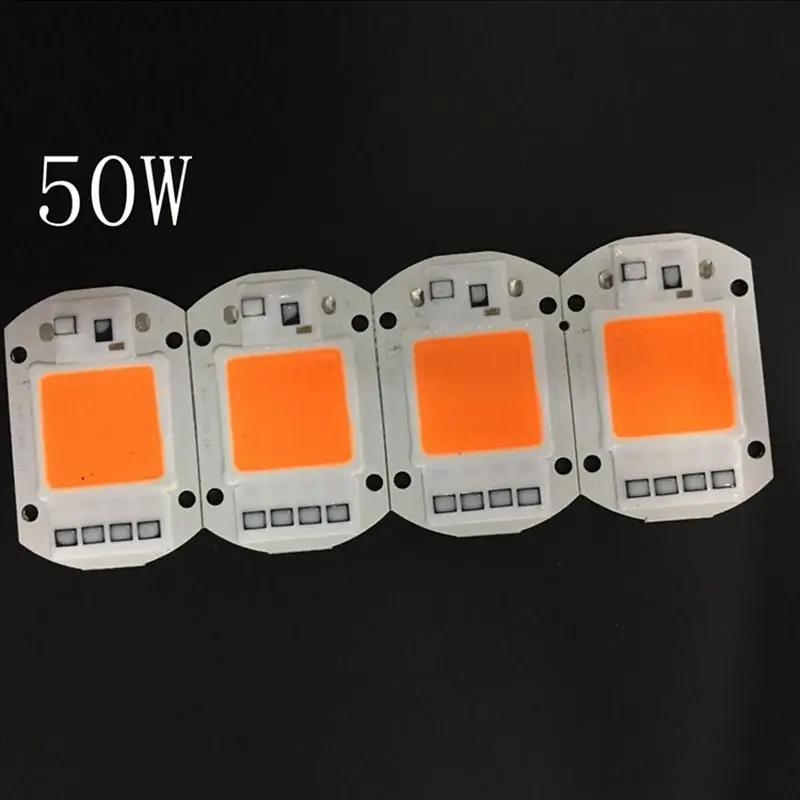 AC110V 220V Hydroponice 20 Вт 30 50 COB Growl Light Chip Phyto Lamp полный спектр 380nm 840nm для комнатных