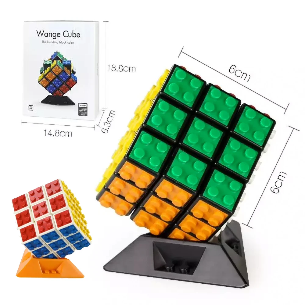 Подходит для создателей серии Блоки магический куб профессиональный 3x3x3 классические развивающие строительные блоки игрушки для детей подарок