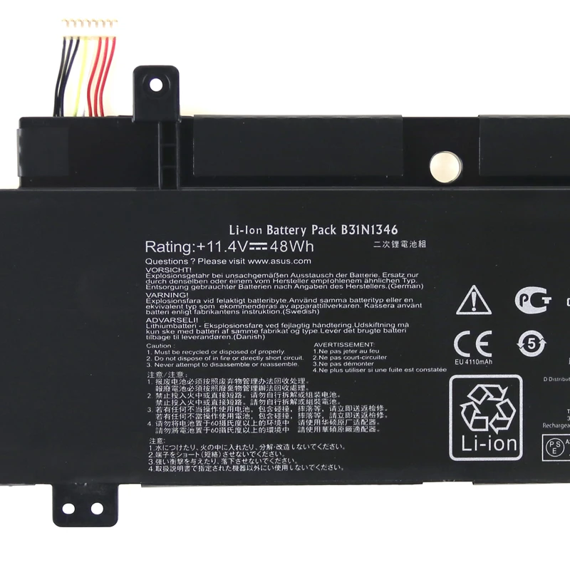 Kede 11 4 V 48Wh оригинальный B31N1346 Аккумулятор для ноутбука ASUS CHROMEBOOK C300 C300MA DB01 13