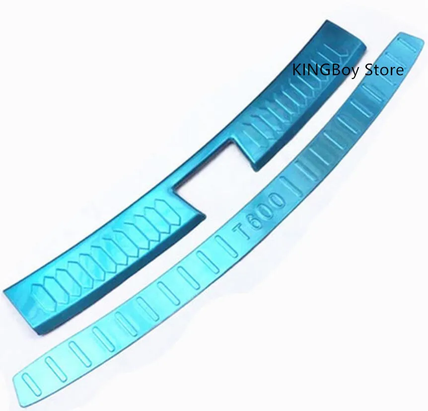 Автомобильные аксессуары протектор для заднего бампера из нержавеющей стали