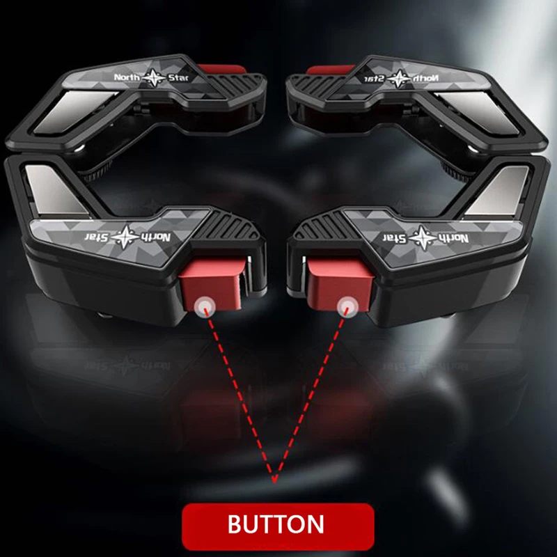 Jeebel Кнопка триггера для мобильного телефона PUBG огонь цель ключ смартфон триггер