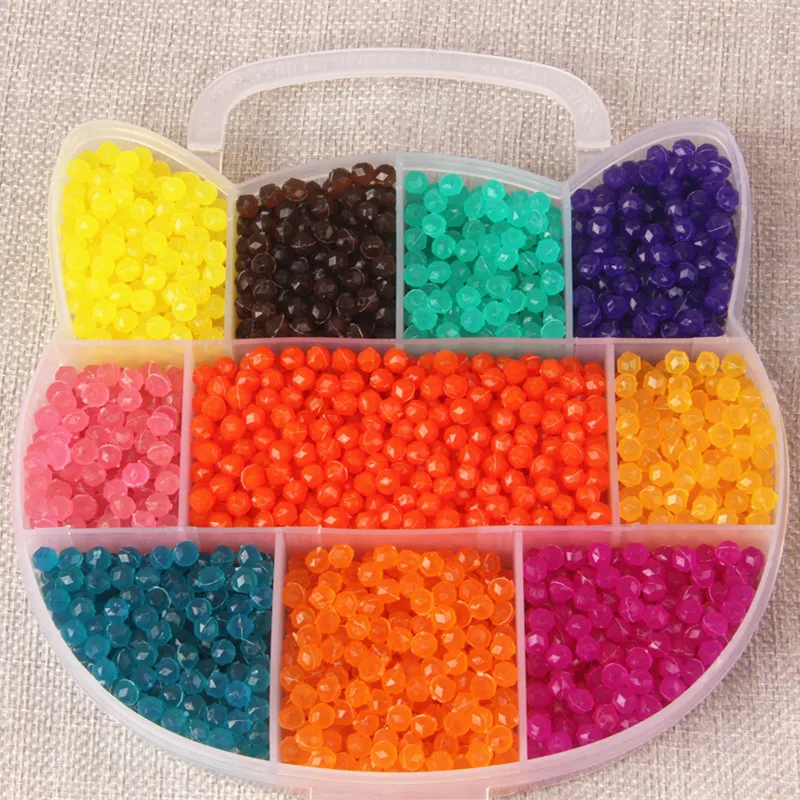 3000 шт. роскошные геометрические Хрустальные шарики для распыления воды