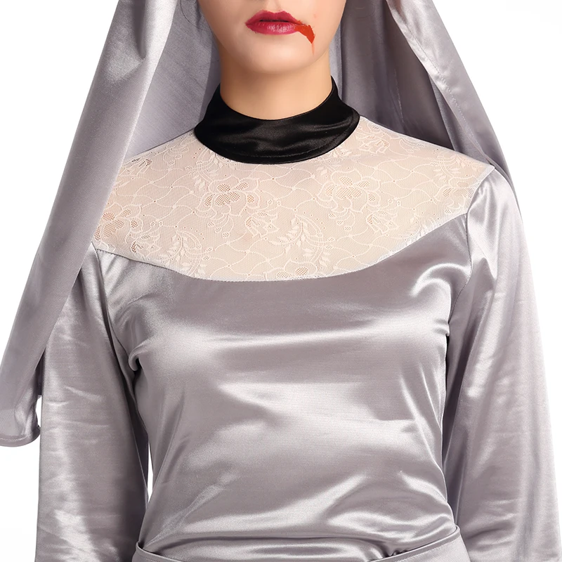 2017 новые женские монахиня Хэллоуин костюм для женщин Арабский Одежда пикантные