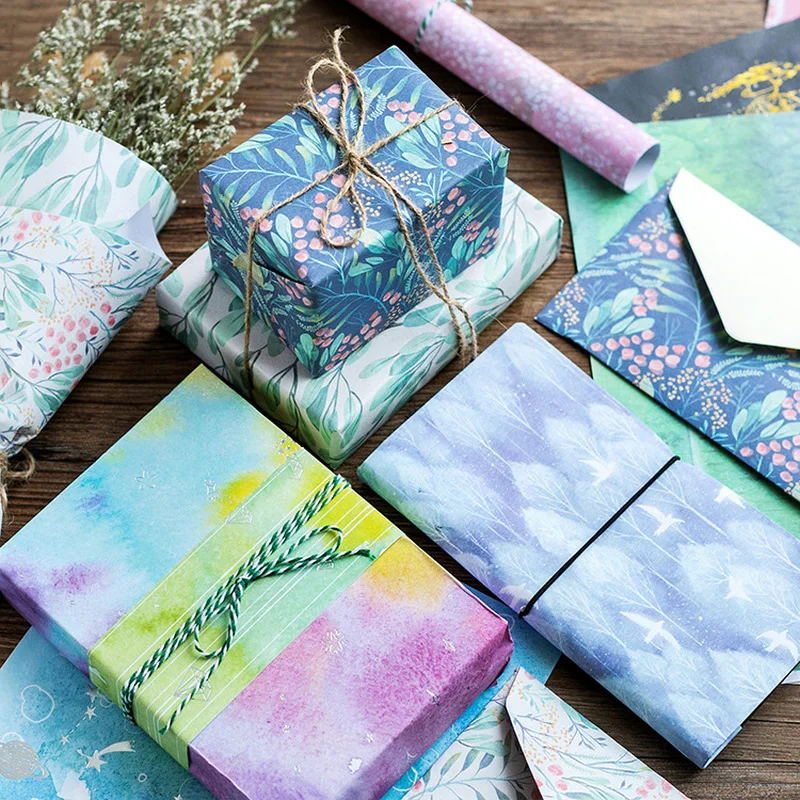 8 листов Женская декоративная бронзовая Планета в стиле ретро|Канцелярские