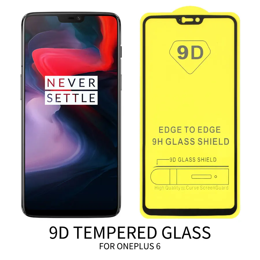 Jappinen 9D сплошная полноэкранная закаленная Защитная пленка стекло для OnePlus 6 полный