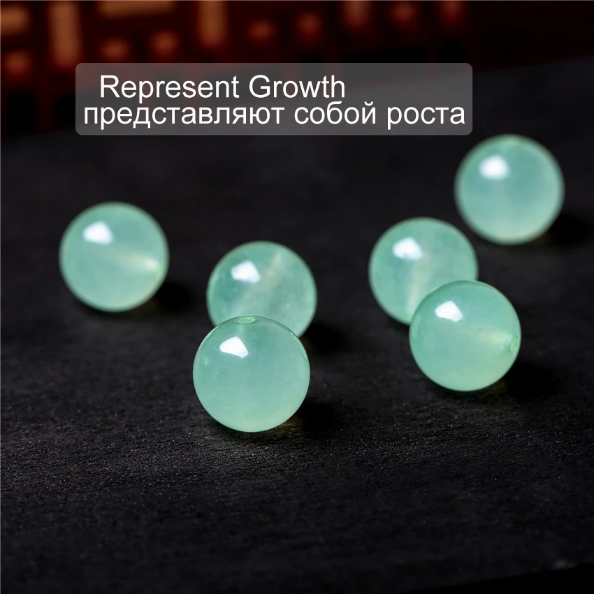 Оптовая продажа светло зеленые бусы для браслетов женщин 6 12 мм круглые бусины с