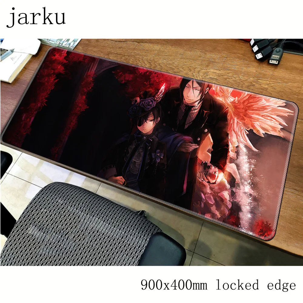 Черный Дворецкий коврик для мыши геймер 900x400x2 мм notbook коврик для мыши Лидер продаж игровой коврик для мыши большой коврик для мыши стол padmouse аксессуары