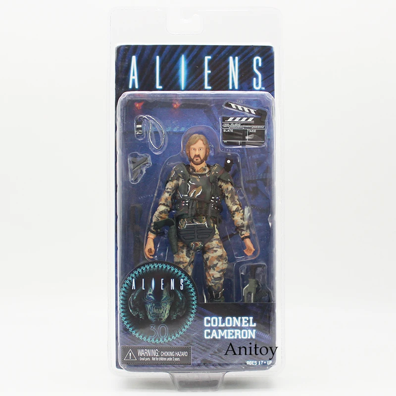 Инопланетянин NECA, капитан Кэмерон, ПВХ фигурка, Коллекционная модель игрушки 17 см