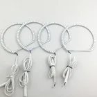 2 шт. ультра яркий RGB светодиодный Ангельские глазки гало кольца 72 мм 80 мм 85 мм 90 мм 95 мм 100 мм 105 мм 110 мм 115 мм 120 мм 126 мм 140 мм 131 мм 146 158