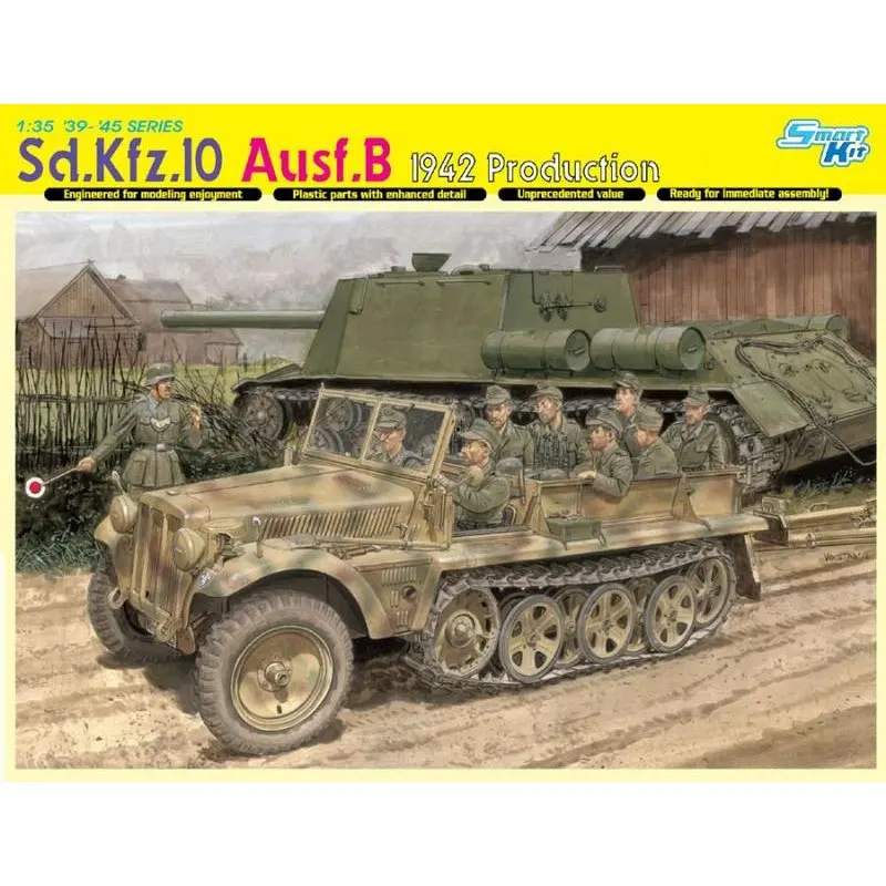 Набор моделей DRAGON 6731 1/35 Sd.Kfz.10 Ausf.B 1942|Наборы для сборки моделей| |