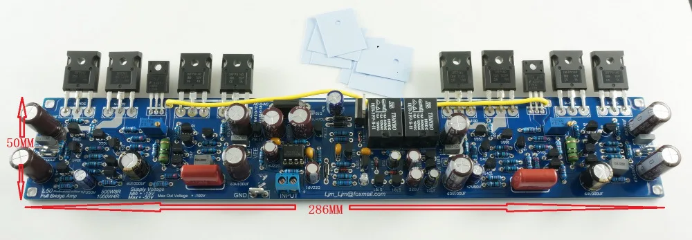 Одноканальный 500 1000W 8 Европейский Полный усилитель мостовой схемы 024|bridge amplifier|single