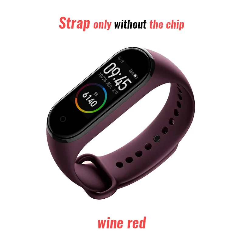 Оригинальный новый цветной ремешок многоцветный Браслет Для Xiaomi Mi Band 4/3 Miband