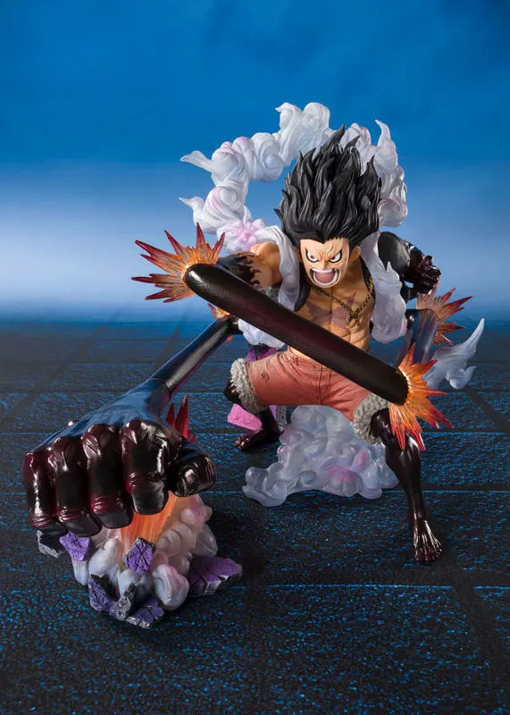 PrettyAngel-Подлинная Bandai Tamashii нация Figuarts ZERO ONE PIECE Monkey D. Luffy gear 4-Snakeman Ouda-коллекционная фигурка
