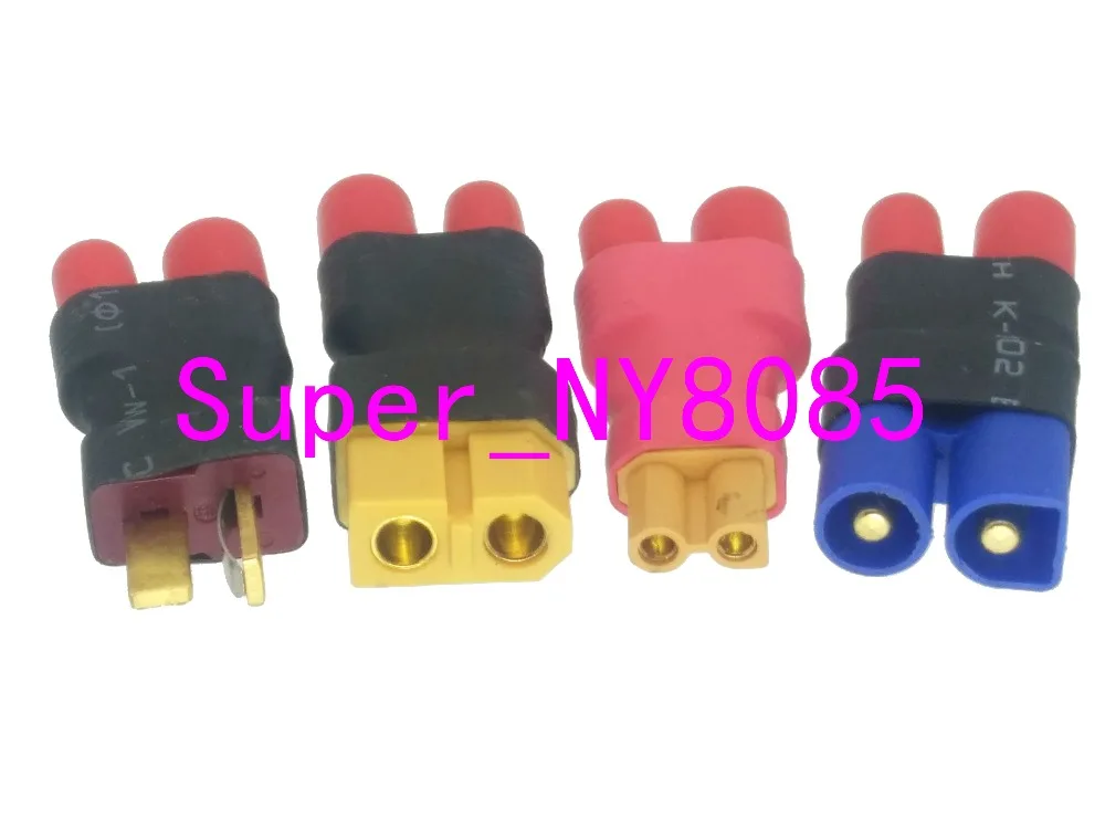 4 шт./компл. T-Plug Deans EC3 XT60 XT30 до 3 5 мм пуля мужской и женский без провода адаптер