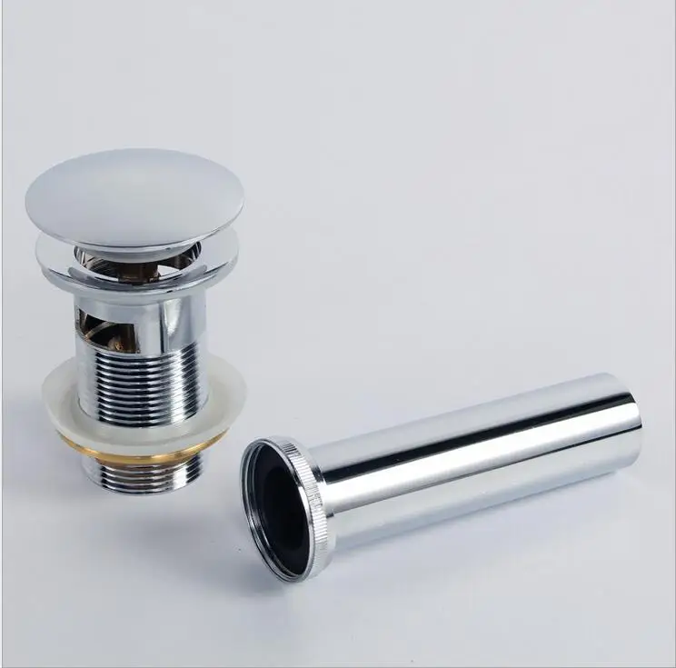 Аксессуары для ванной комнаты. Современный хромированный латунный всплывающий