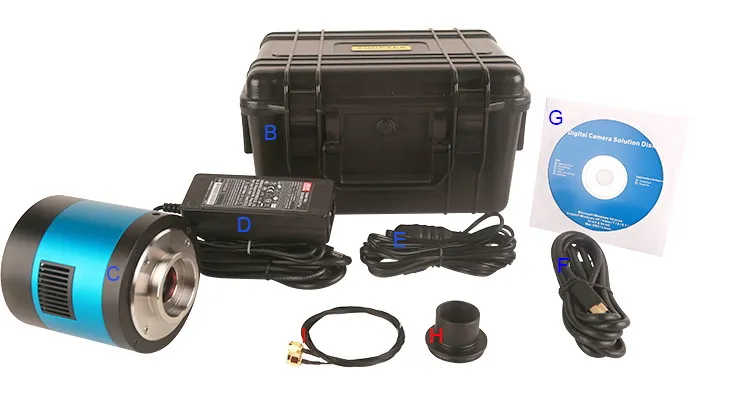 1.4MP USB3.0 long time exposure SONY CCD sensor astronomy telecsope Camera with TE cooling | Инструменты