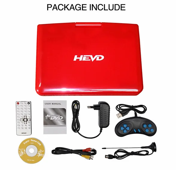 9 8 дюймовый портативный dvd плеер с ТВ/SD/USB Домашний EVD DVD VCD MP3/MP4 RM RMVB VOB MPG MPEG1 MPEG2 MPEG4 DIVX