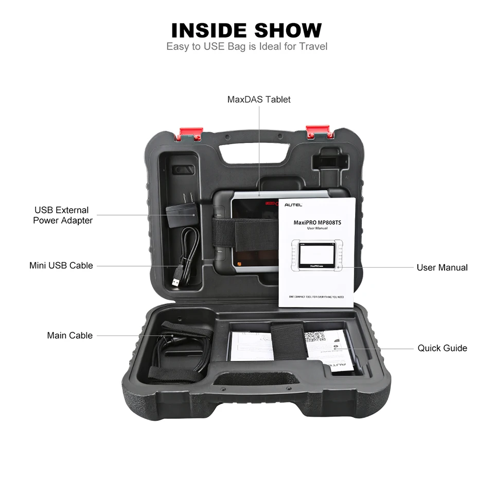 Autel MaxiPRO MP808TS OBDII диагностический инструмент wifi Bluetooth OBD2 сканер полный TPMS сервис TPMS активация Программирование PK MS906BT