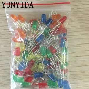 1 20 шт. 6 цветов X 20 шт. 5 мм светодиодный светильник в ассортименте DIY набор светодиодов белый желтый красный зеленый синий оранжевый