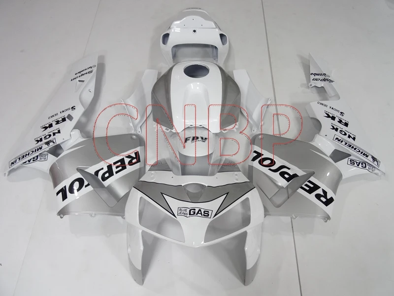 Пластиковые обтекатели CBR 600 RR 2005 2006 Обтекатели repsol 06 CBR600 без краски|Полные
