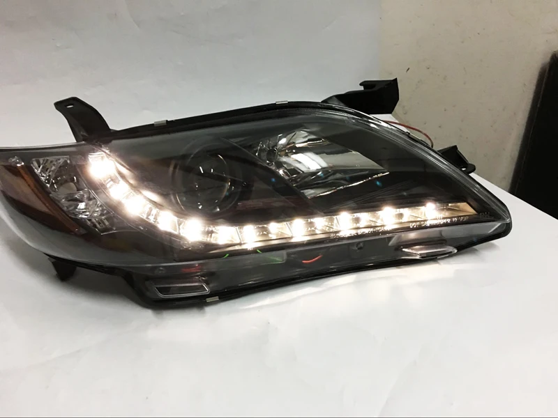 Для TOYOTA Camry светодиодный головной фонарь фары 2007 2008 2009 год с ксеноновыми дневными ходовыми огнями DRL поворотные огни
