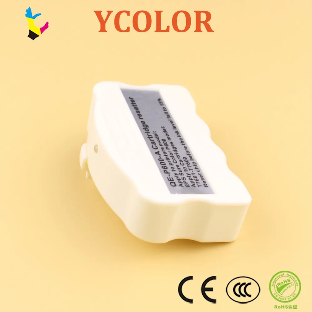 5 штук в партии SureColor P600 Сброс картриджа для T7601-7609 обломок resetter для Epson SC P600 картридж resetter