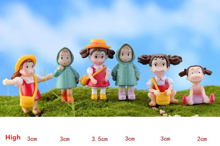 Новые 1 шт Милая Смола ремесленные изделия украшения миниатюра девушка Сказочный