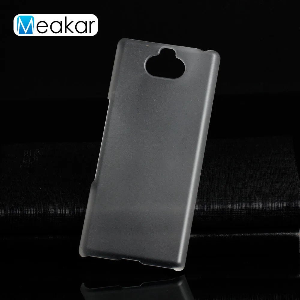 Матовая Пластик Coque 6.0For sony Xperia 10 чехол для sony Xperia 10 Xa3 I3113 I4113 I4193 I3123 телефона чехол-лента на заднюю панель - Цвет: Transparent