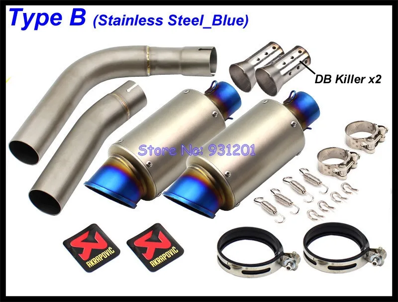 Для Yamaha R1 YZF выхлопная система без шнуровки мотоцикла средней трубы Akrapovic