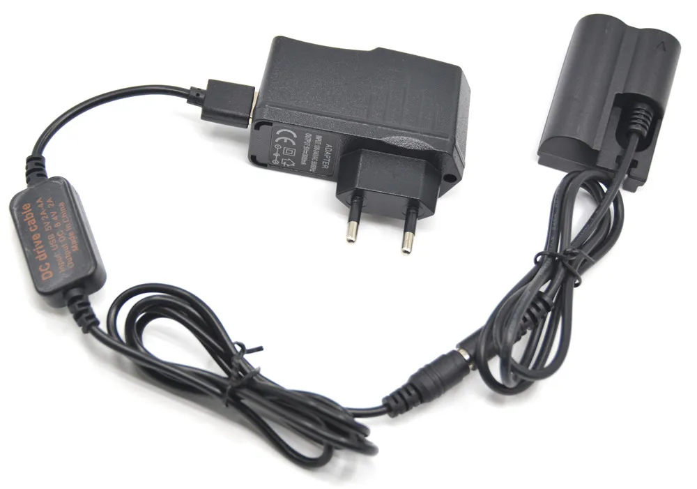 ACK-E2 USB зарядное устройство для мобильных устройств+ DR-400 BG-E2 E2N BP-511 муляж батареи+ USB адаптер для Canon EOS 20D 30D 40D 5D 50D D30 D60