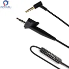 Сменные Аудиокабели для Bose QC3 QC 3 QC15 QC25 QC 25 OE2 OE2i AE2 AE2i AE2w, шнуры для наушников с управлением для iphone