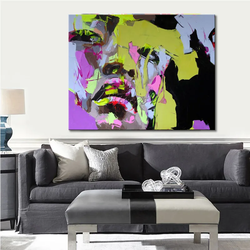 Francoise Nielly на холсте палитра нож для лица картина маслом настенные художественные